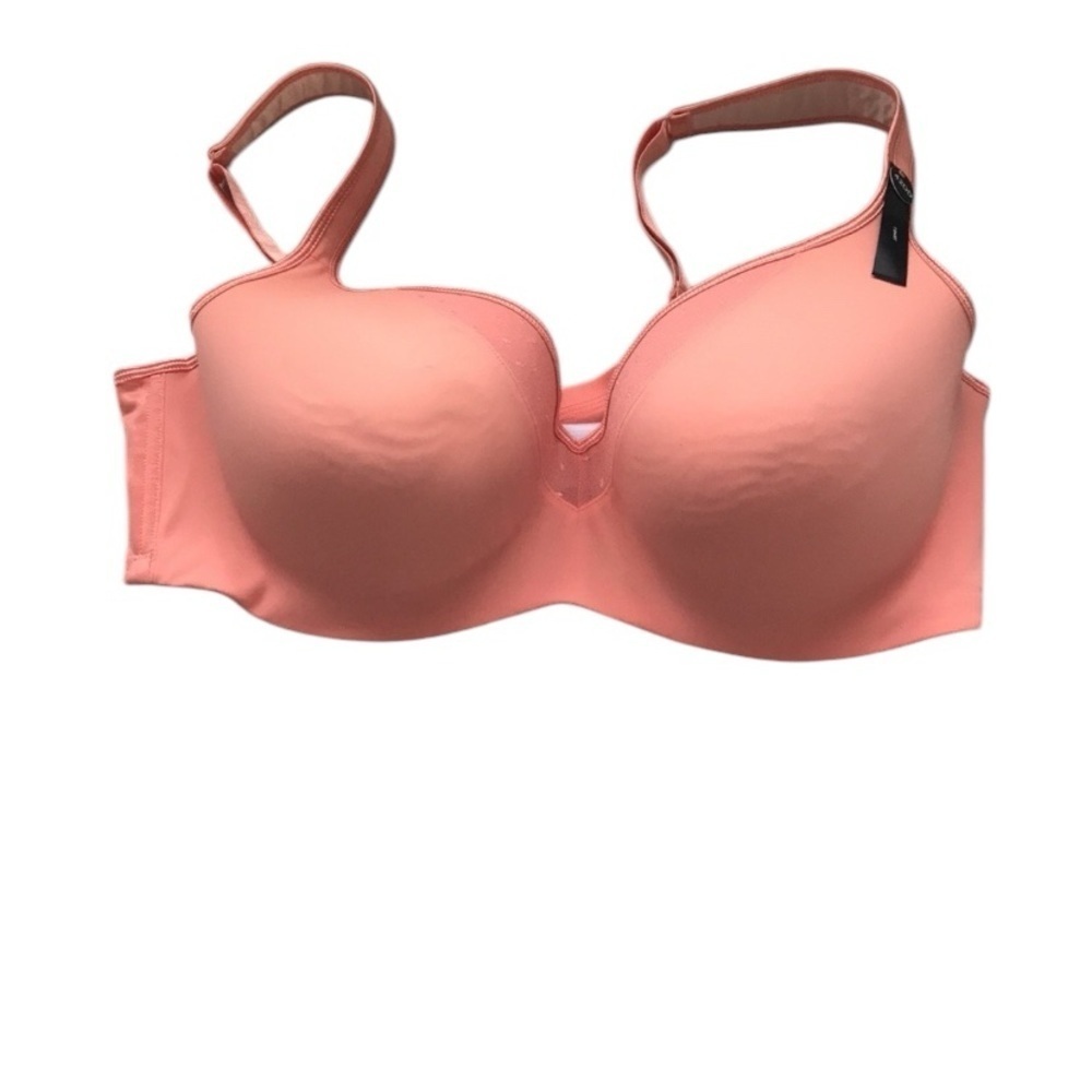 NWT Voglio salmon colour padded underwire tshirt bra size 42DD